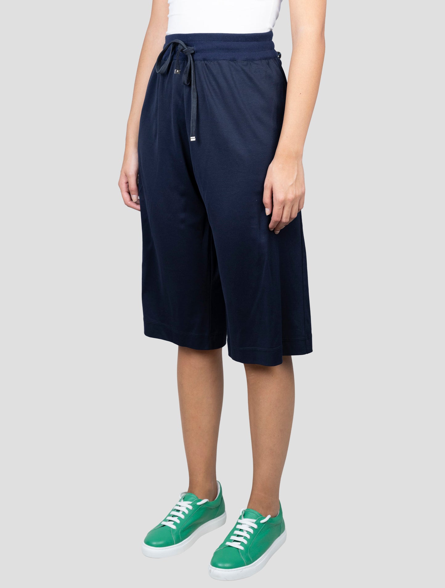 Kiton Blue Cotton Short Pants