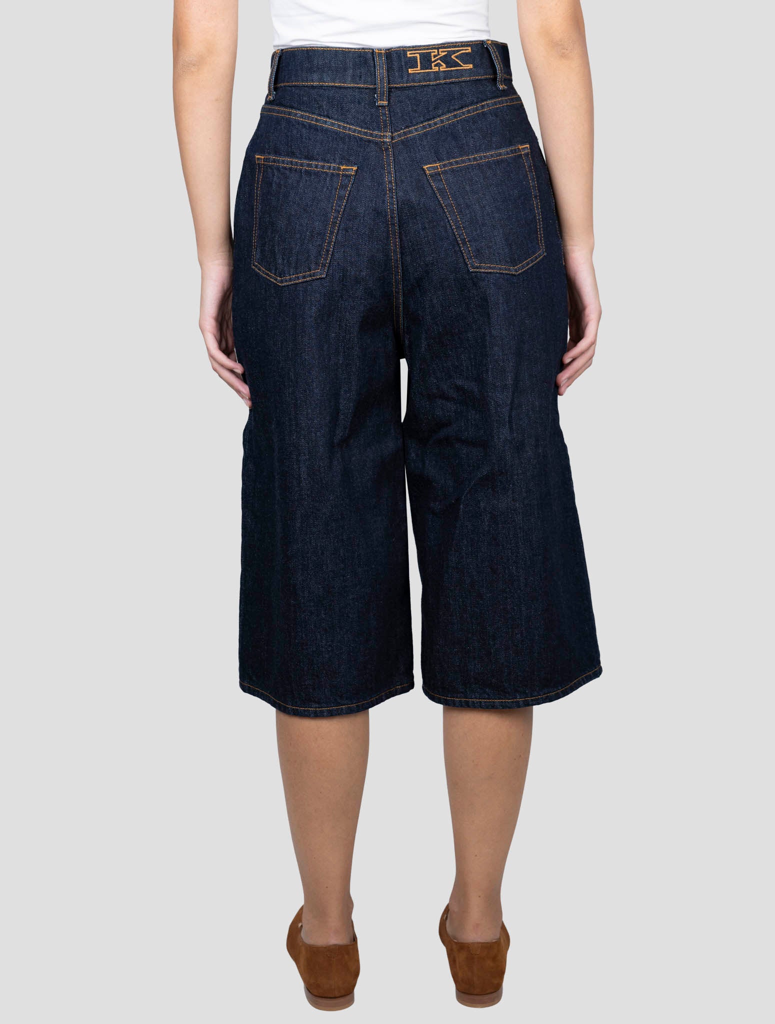 Kiton Blue Cotton Short Pants