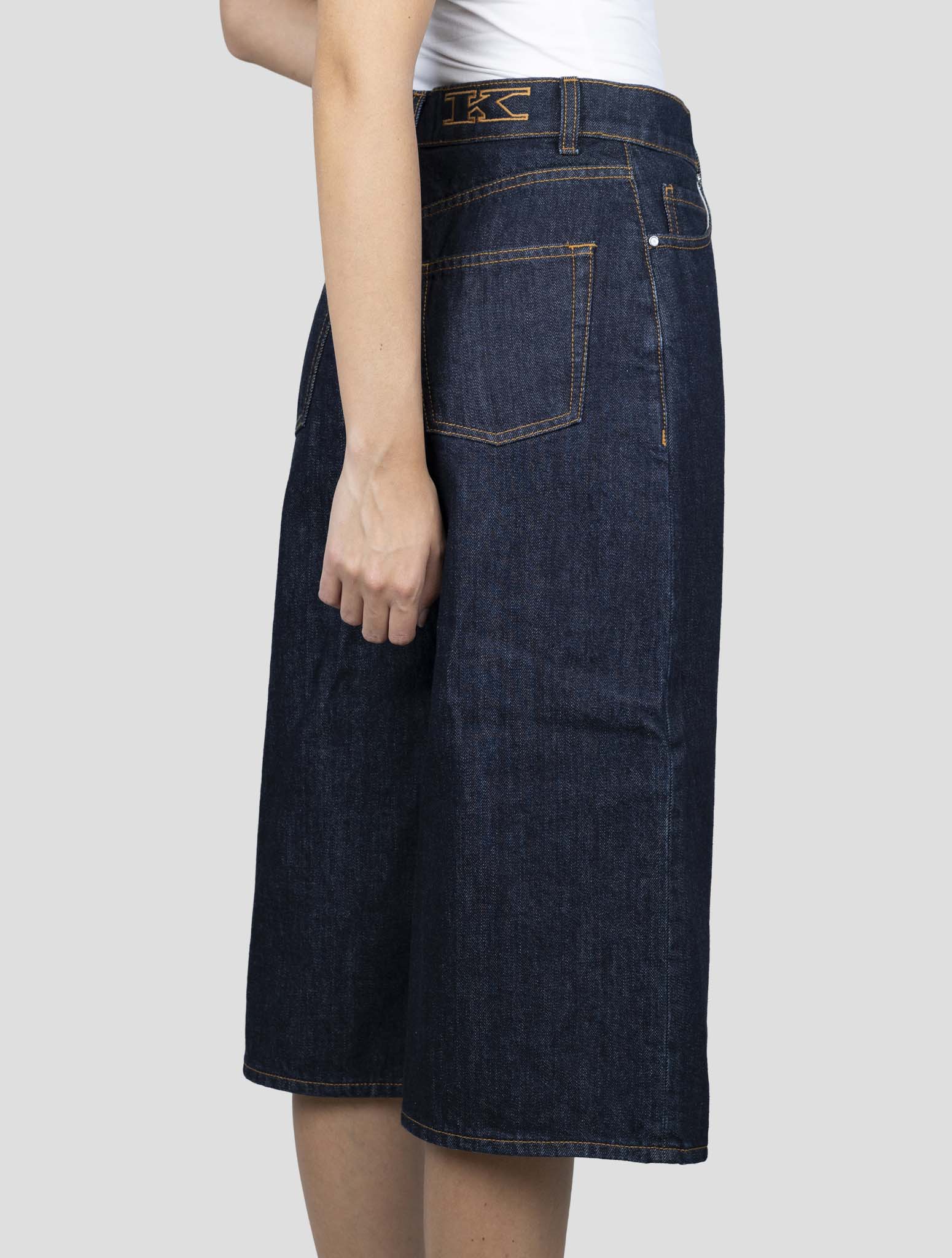 Kiton Blue Cotton Short Pants
