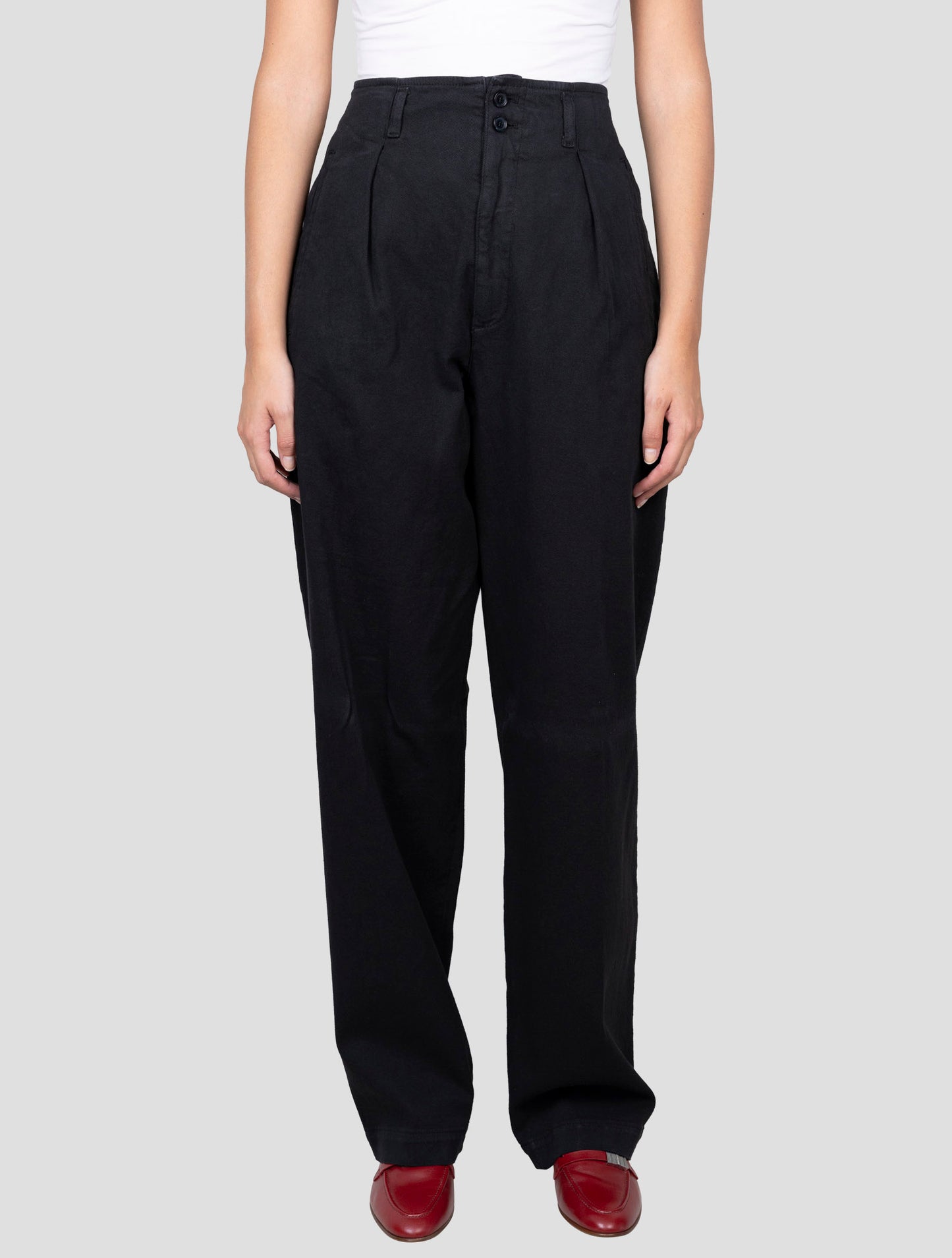 Kiton Black Cotton Ea Pants