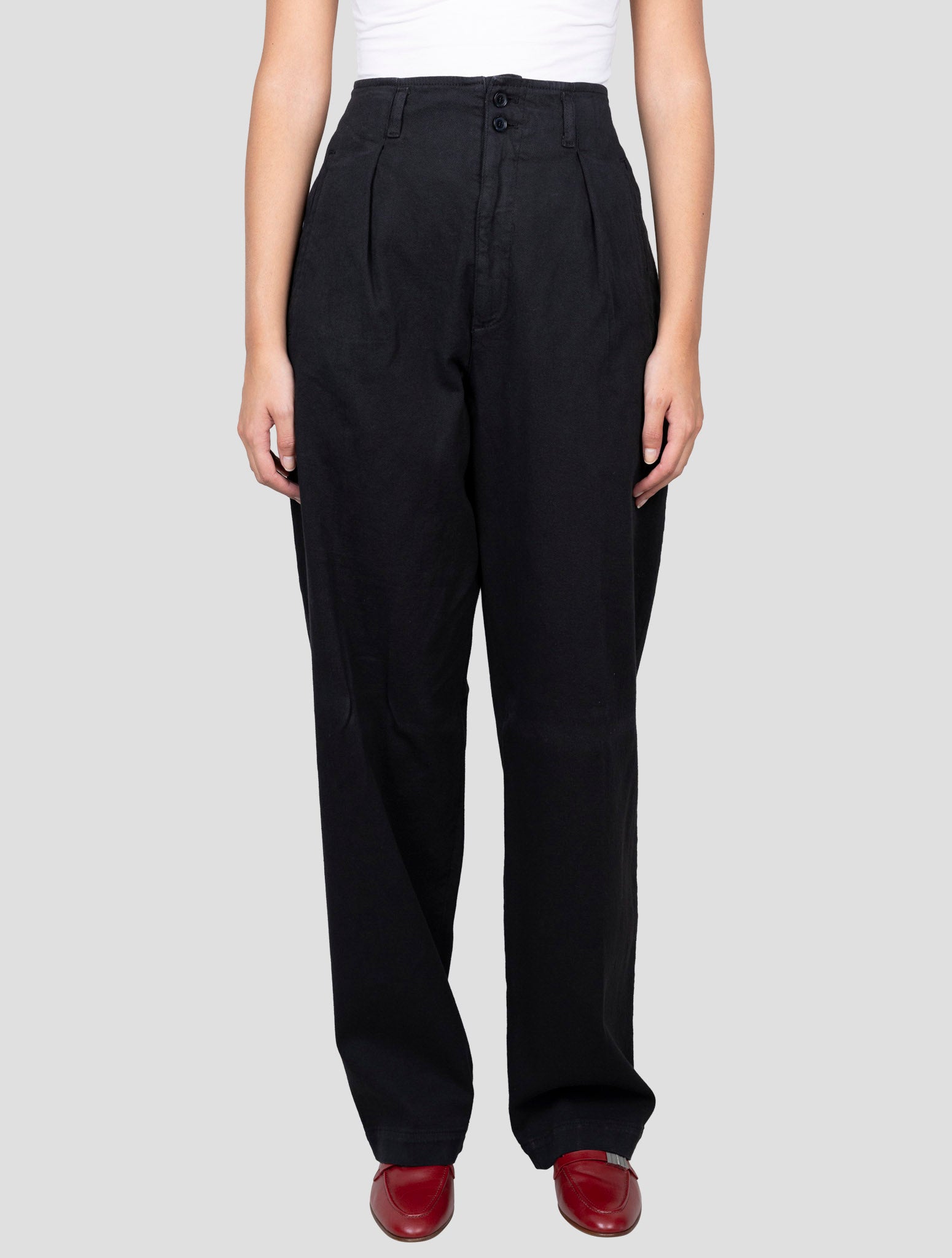 Kiton Black Cotton Ea Pants