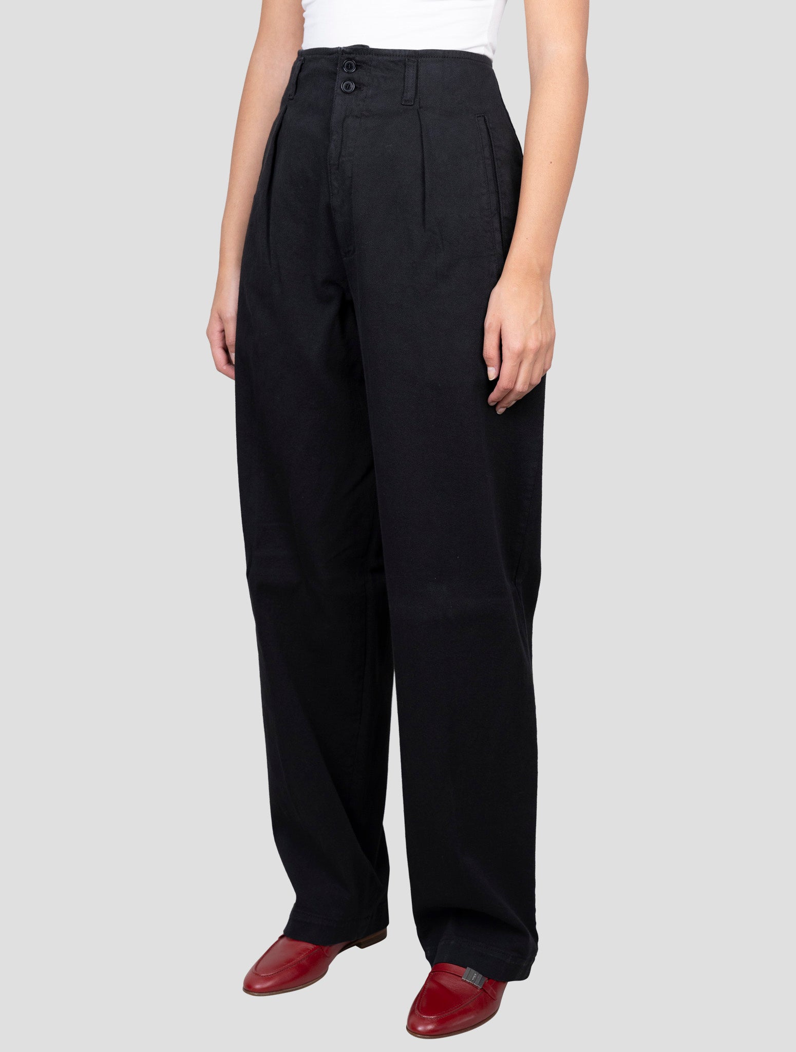 Kiton Black Cotton Ea Pants