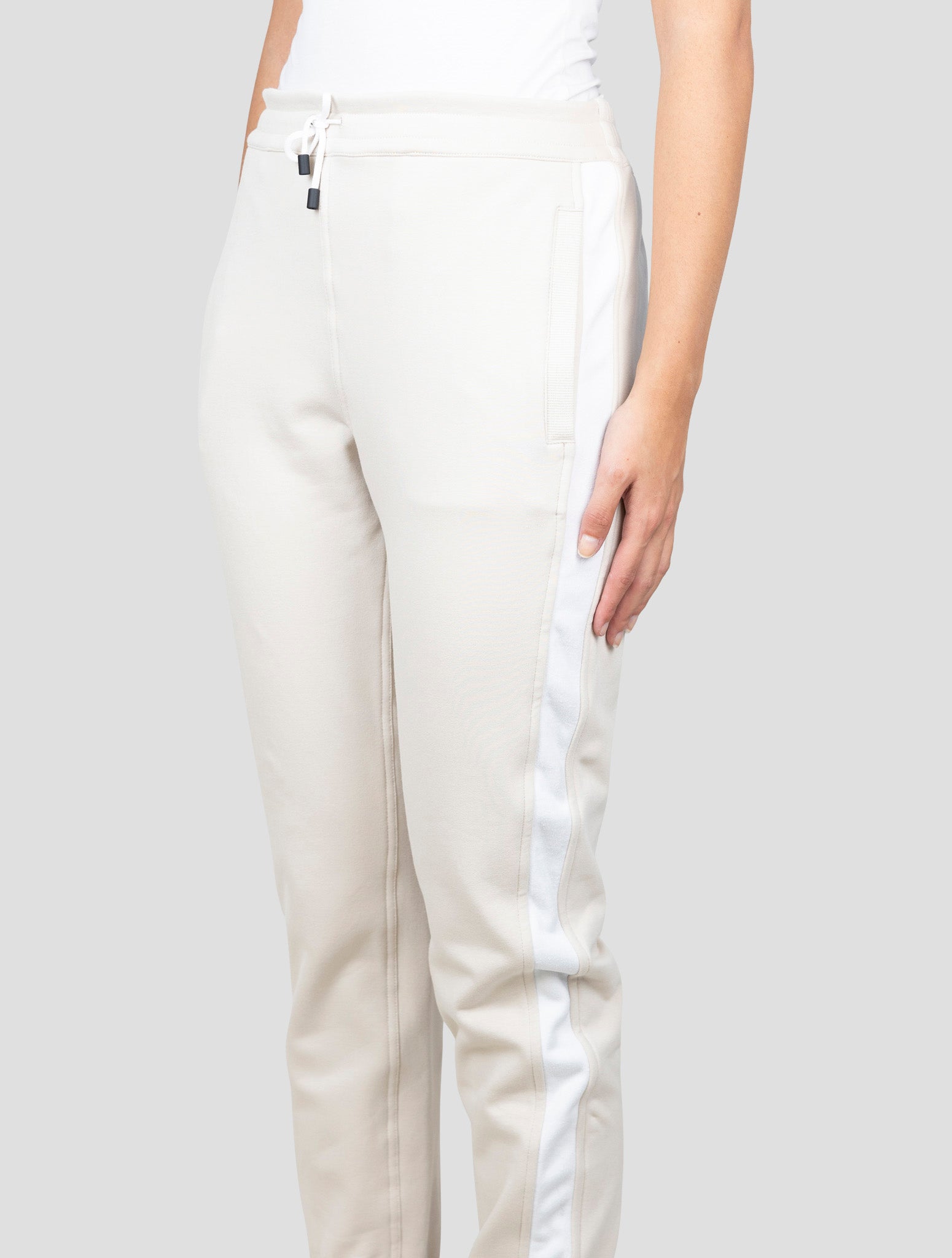 Kiton Beige Cotton Pa Pu Pants
