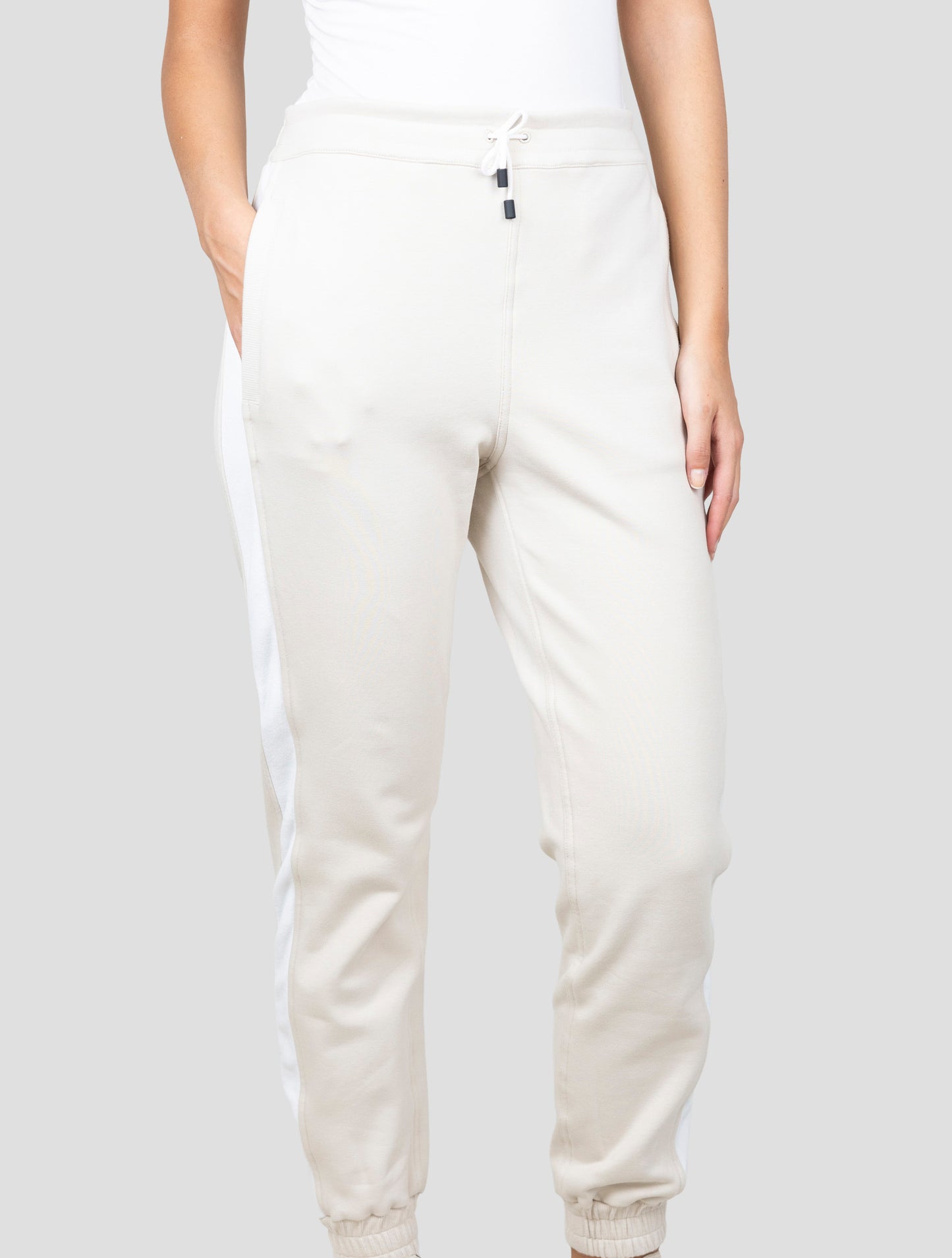 Kiton Beige Cotton Pa Pu Pants