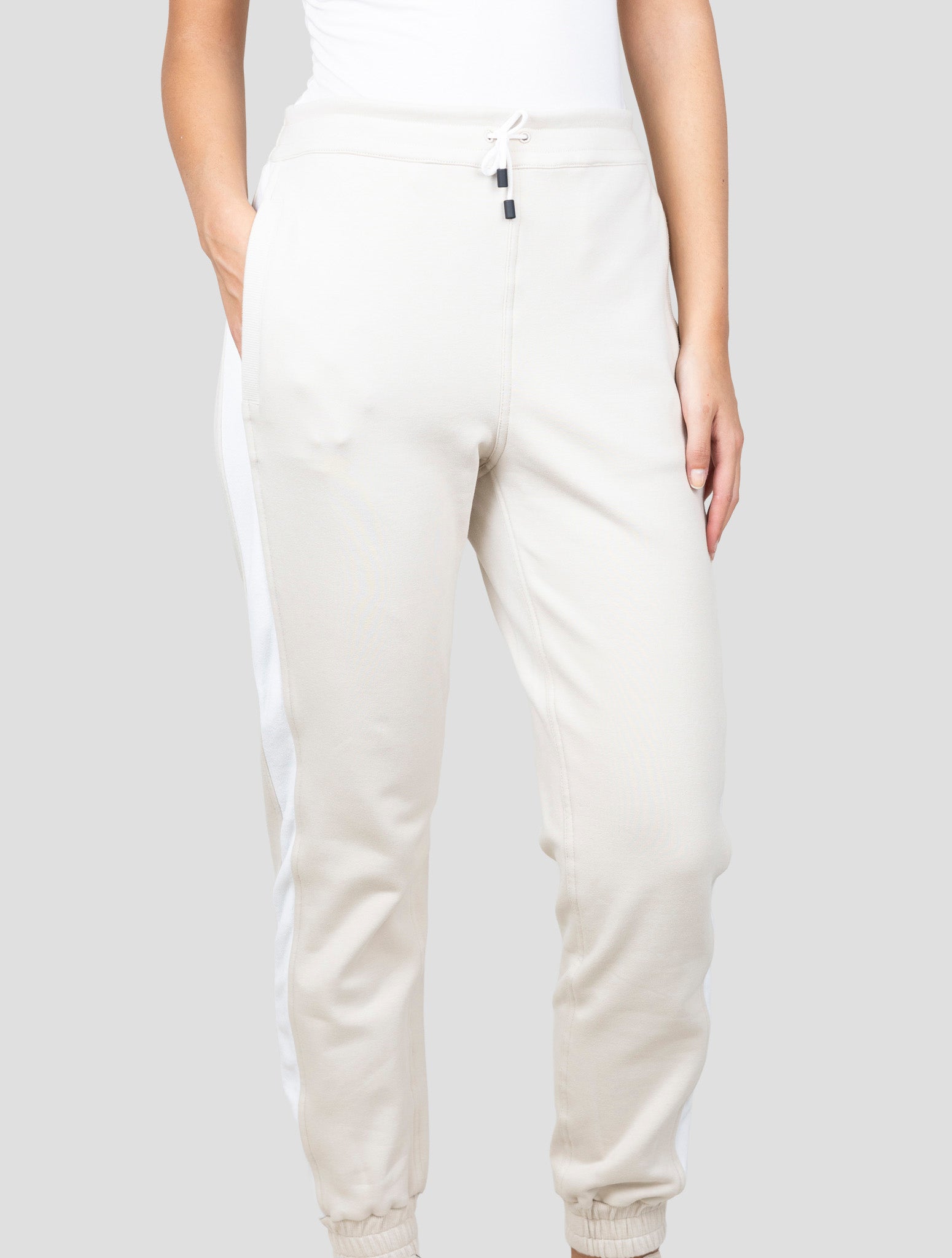 Kiton Beige Cotton Pa Pu Pants