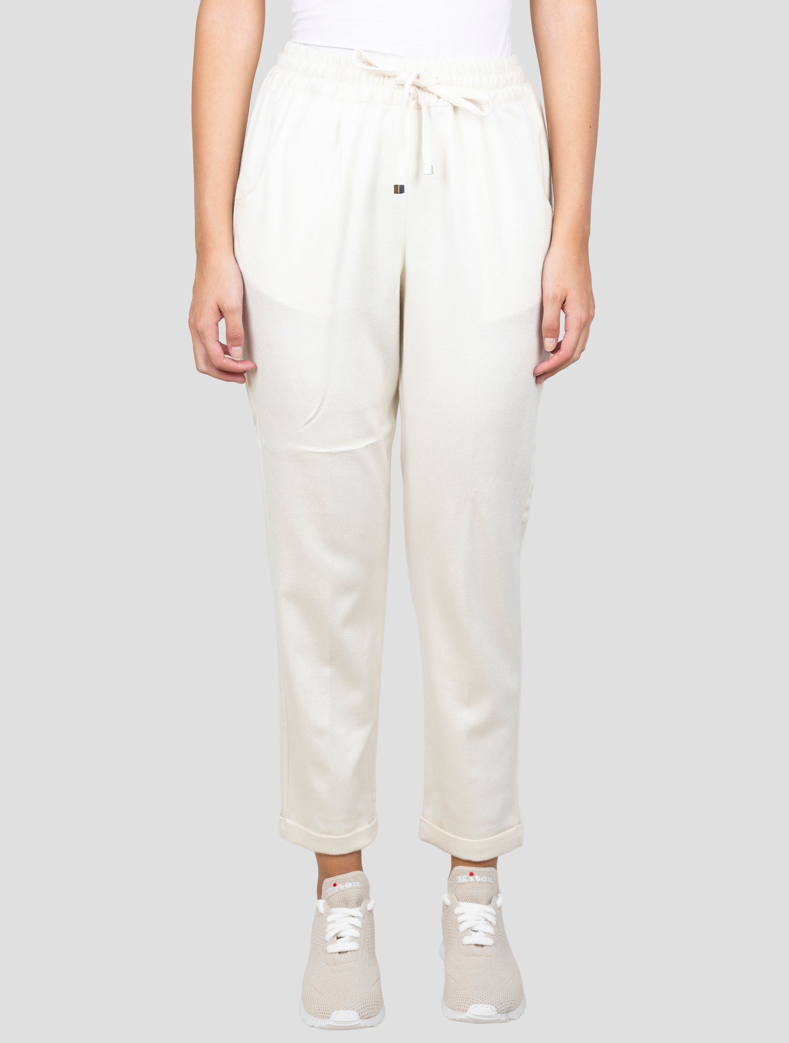 Kiton Beige Cashmere Pa Ea Pants
