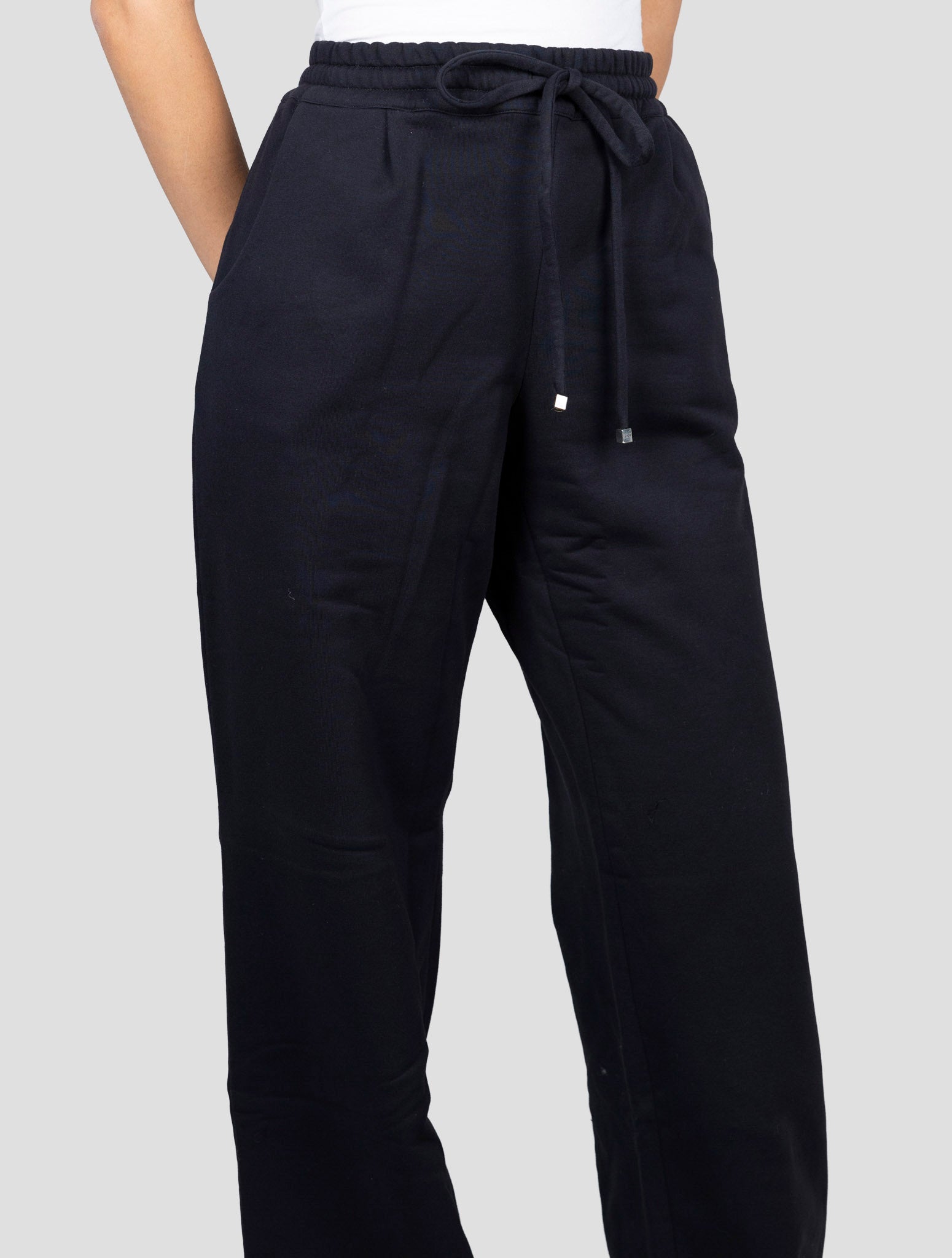 Kiton Blue Cotton Cashmere Pants