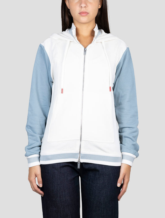 Kiton Multicolor Cotton Cashmere Sweater Full Zip