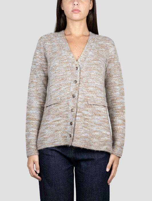Kiton Multicolor Cashmere Silk Sweater Cardigan