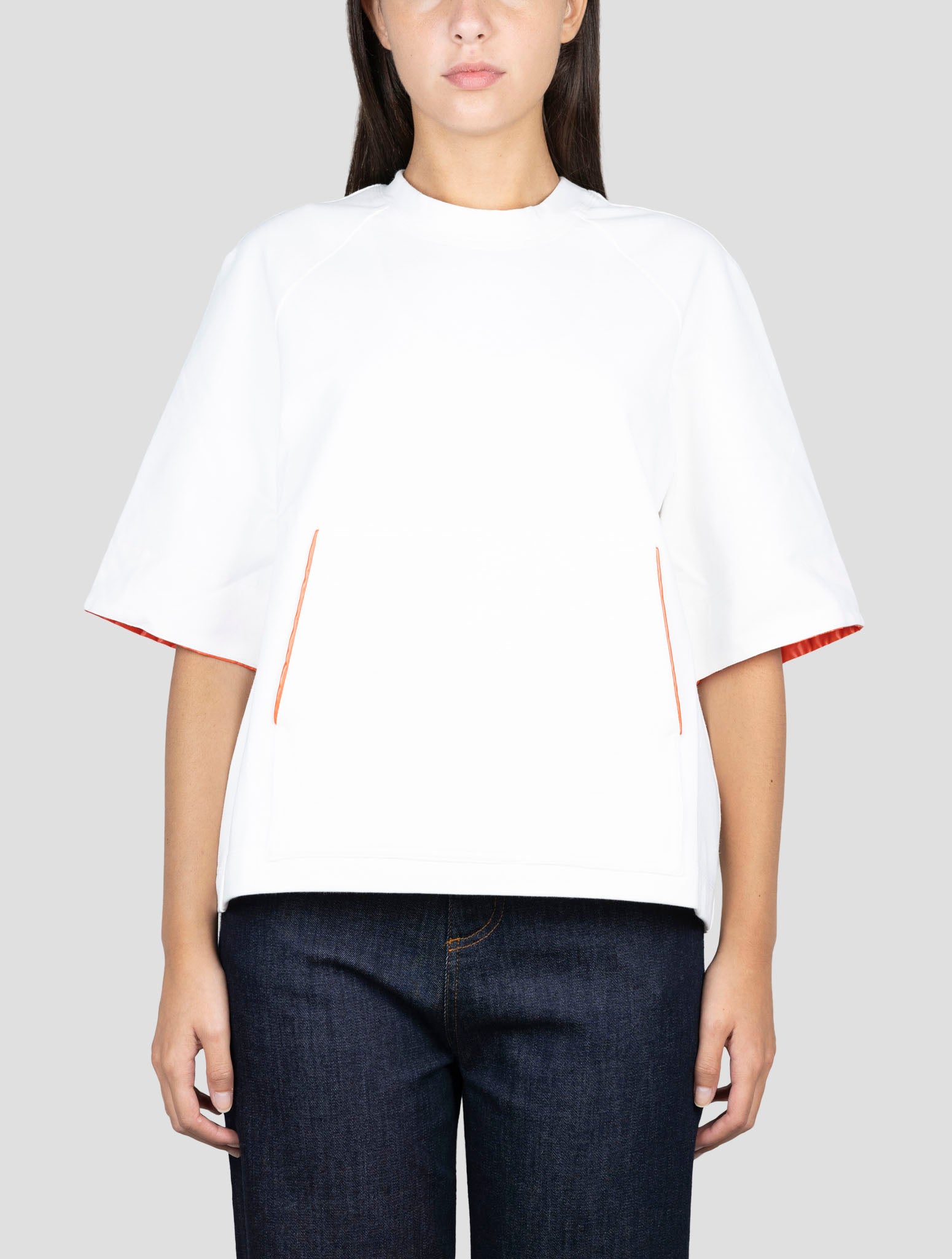 Kiton White Cotton Ea Sweater Crewneck