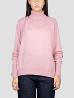 Kiton Pink Cashmere Silk Sweater Turtleneck