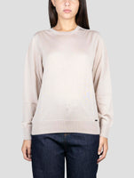 Kiton Beige Cashmere Silk Sweater Crewneck
