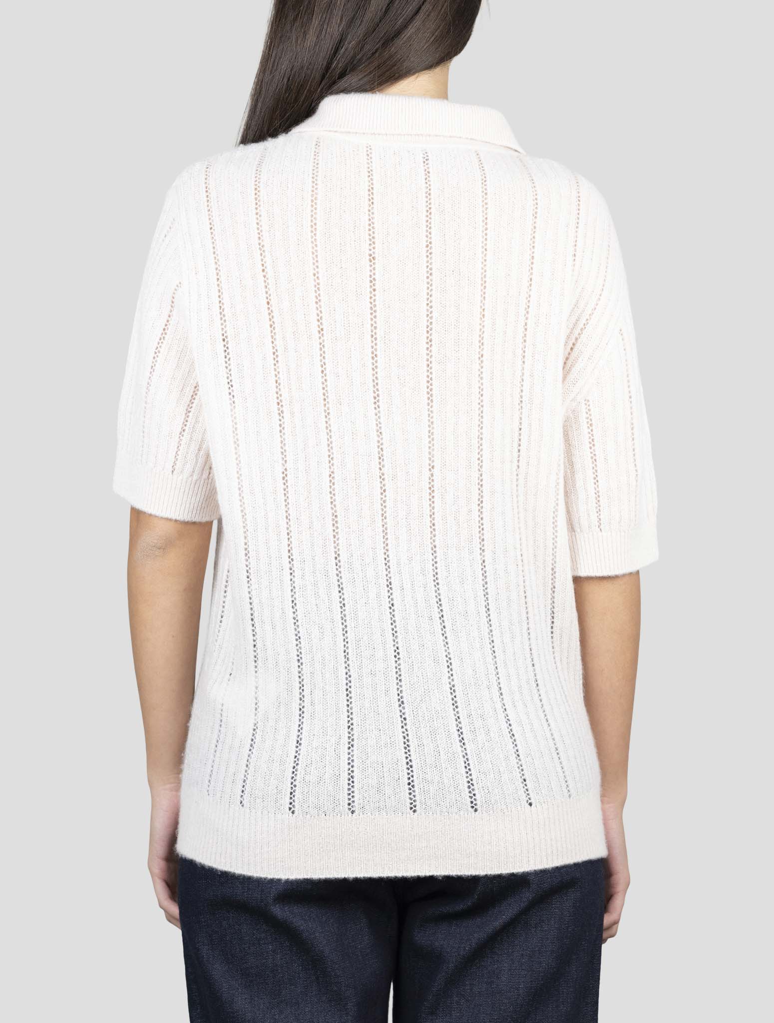 Kiton Pink Cashmere Silk Polo