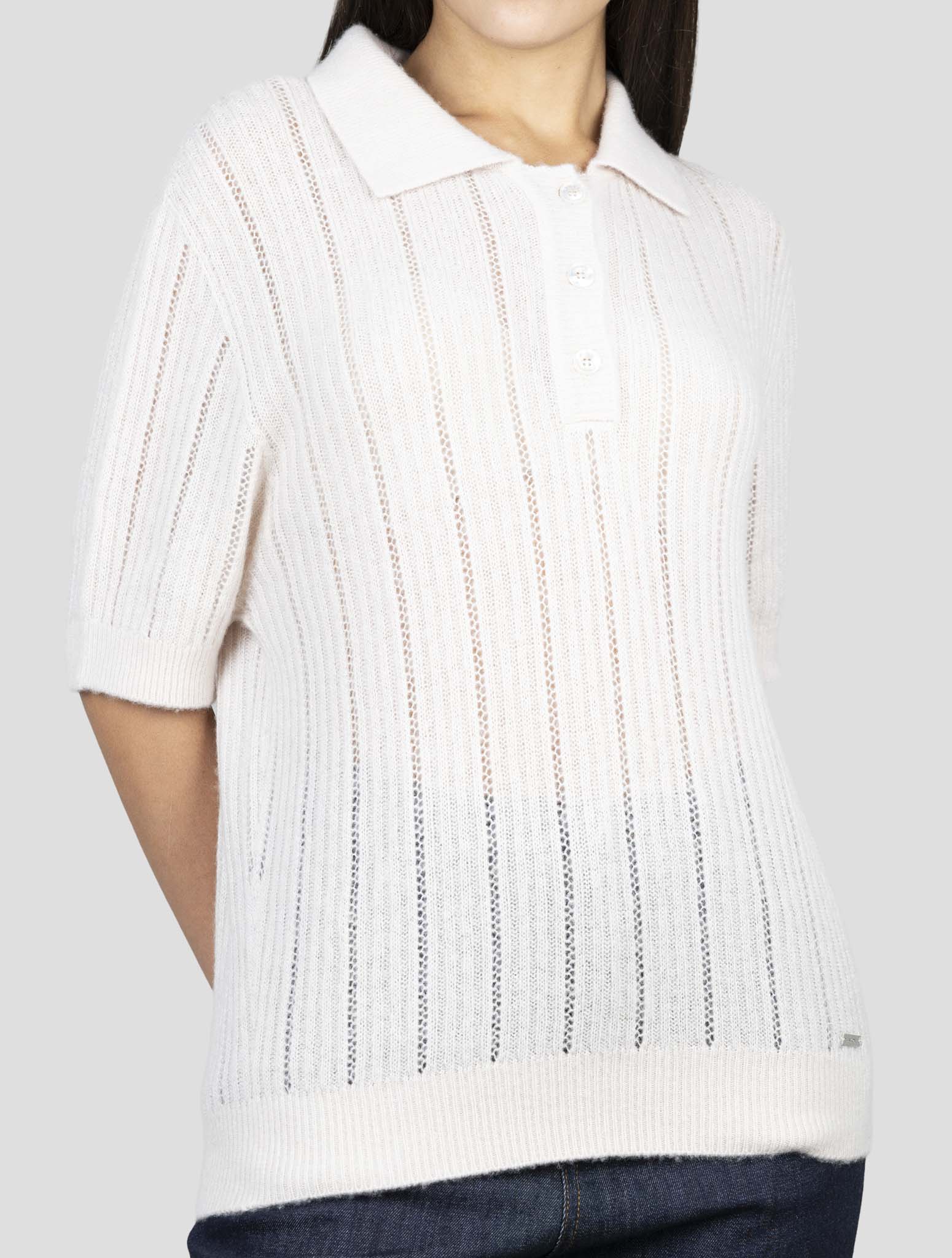 Kiton Pink Cashmere Silk Polo