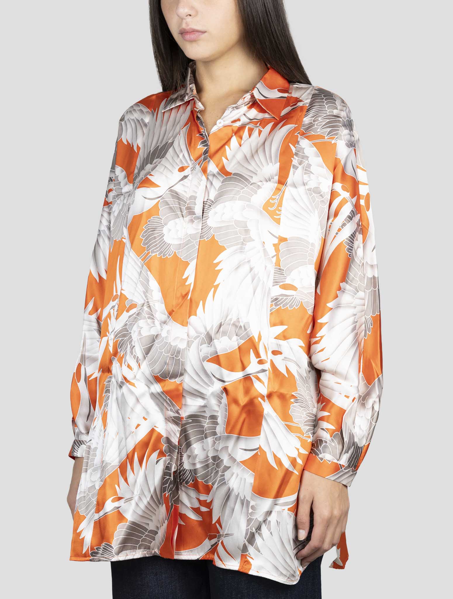 Kiton Multicolor Silk Shirt