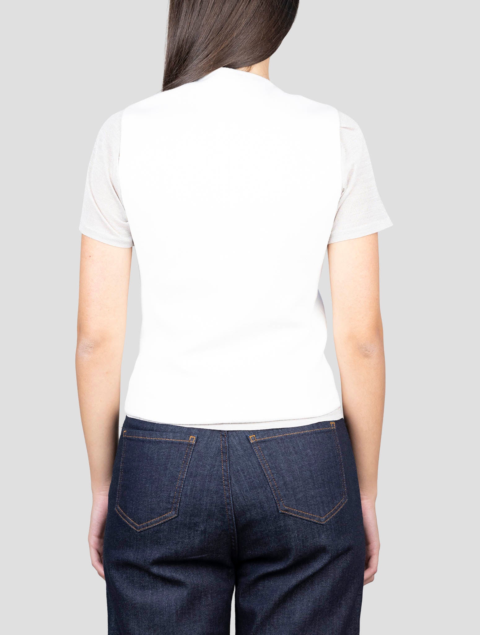 Kiton White Viscose Pa Ea Vest