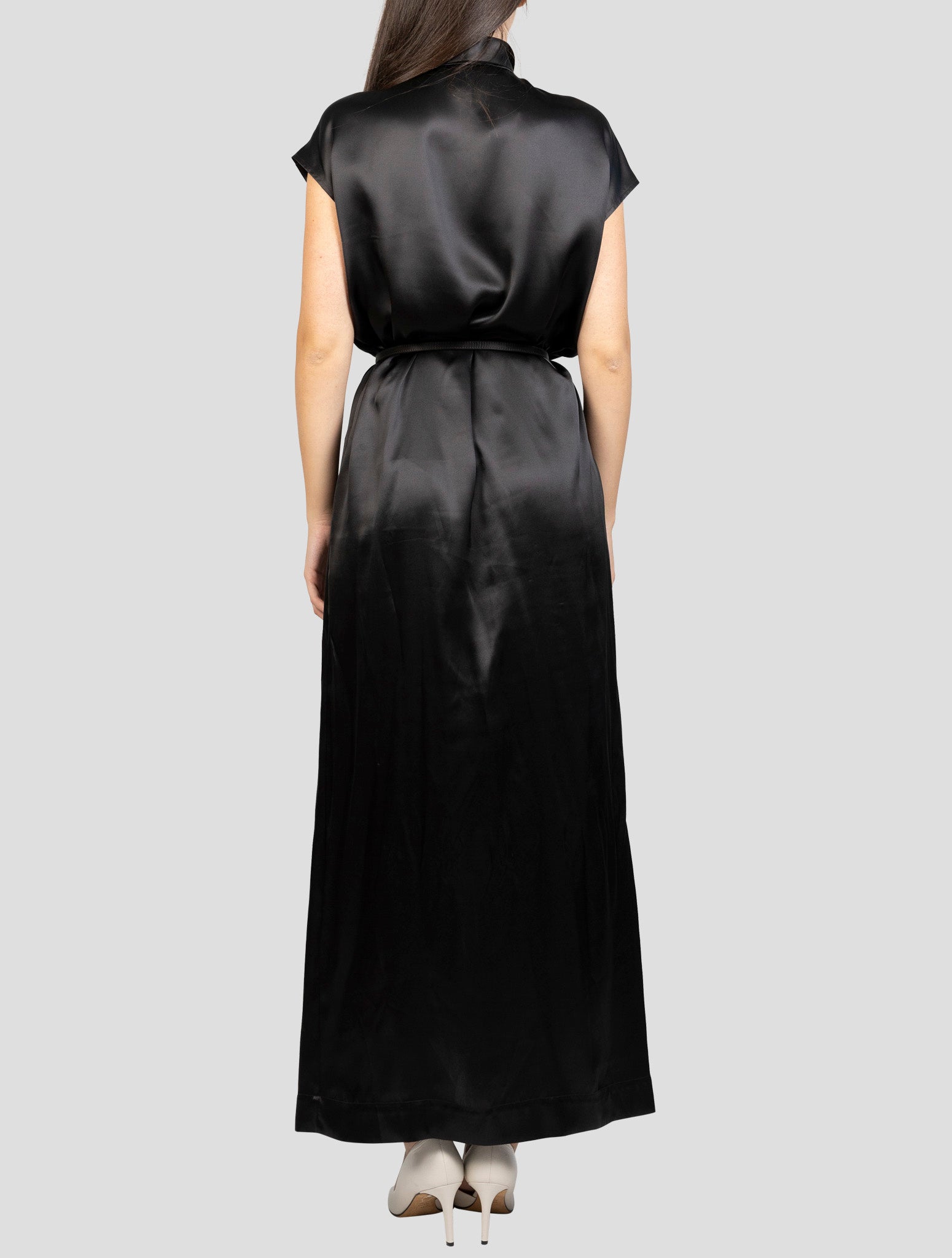 Kiton Black Silk Dress