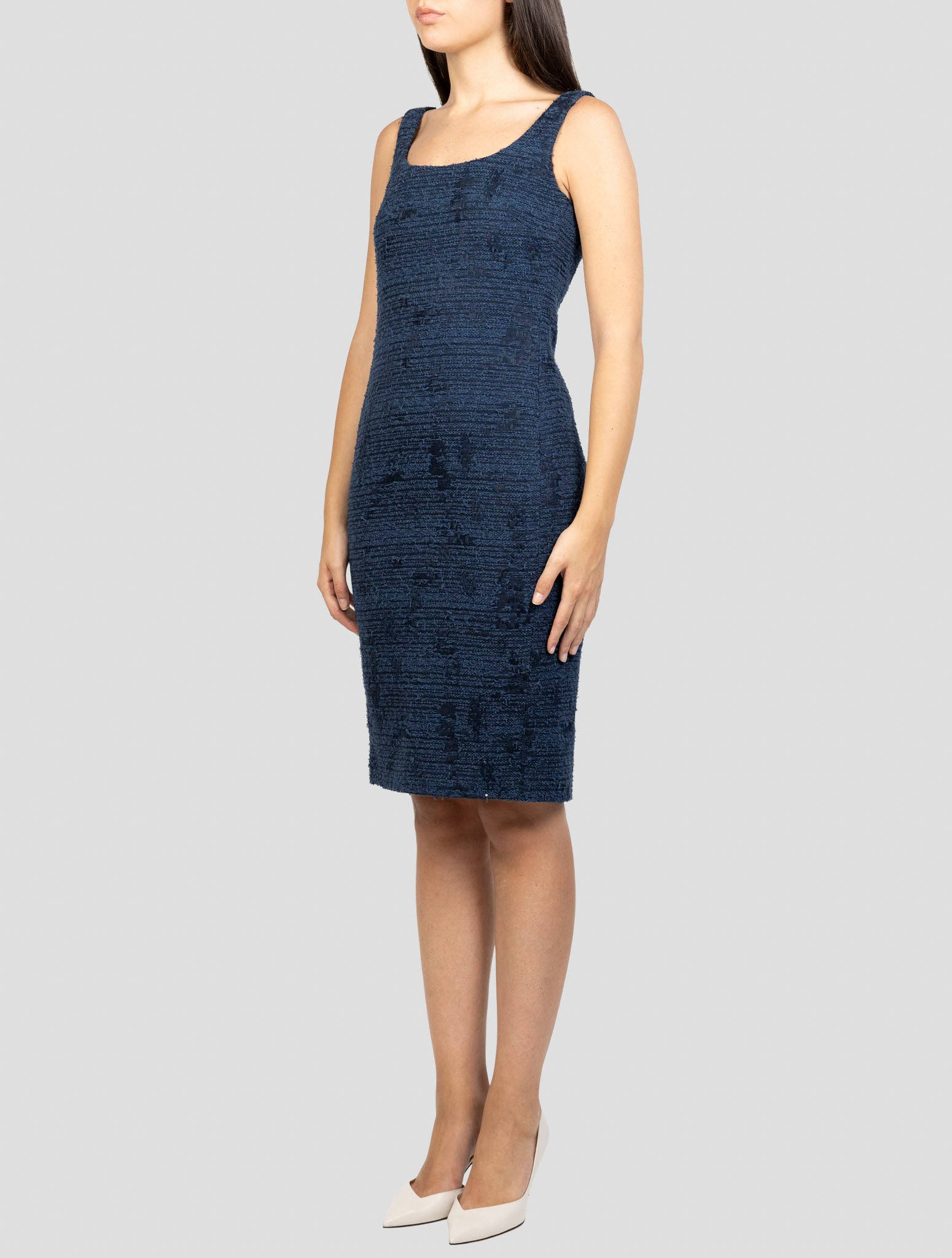 Kiton Blue Pc Cotton Pa Dress