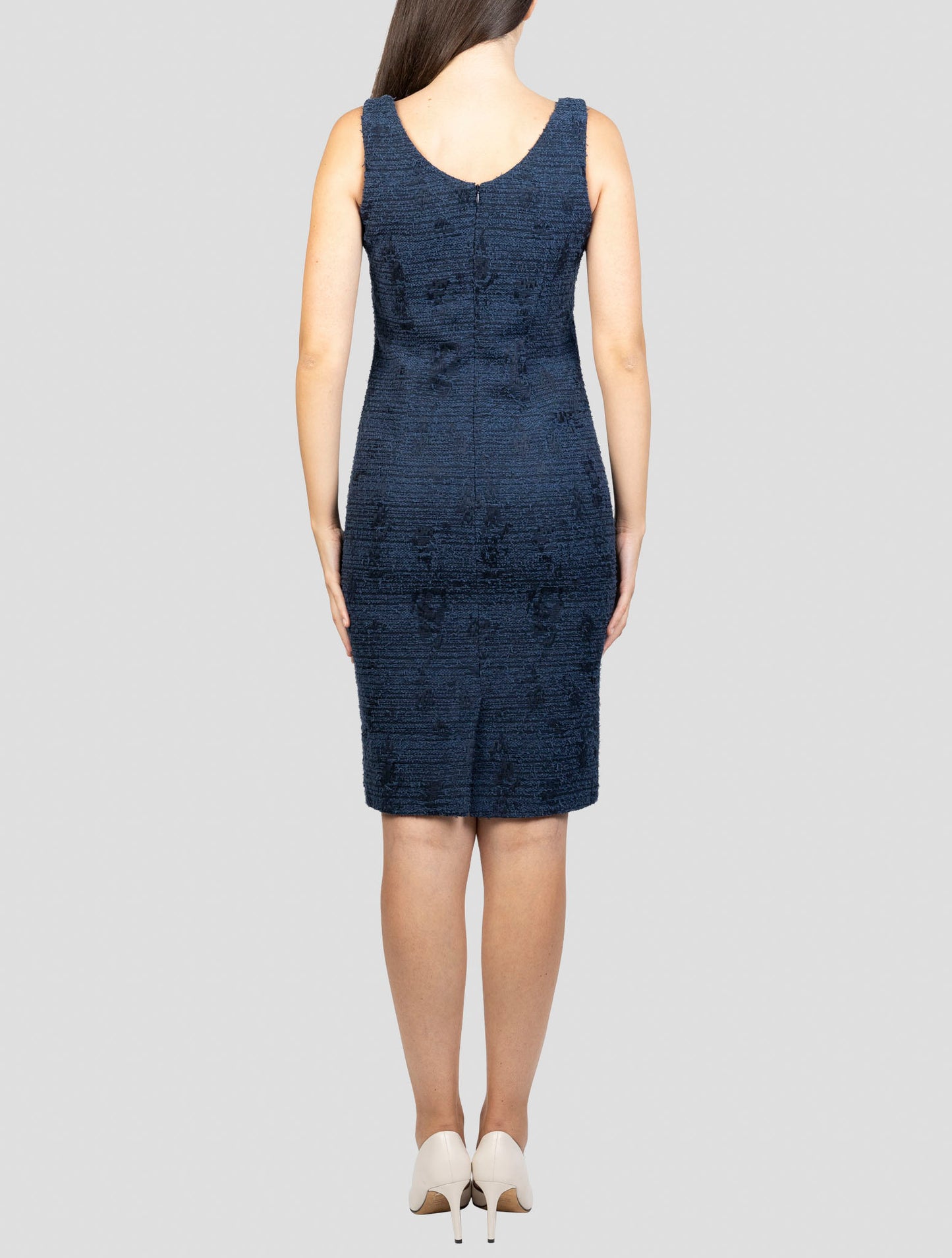 Kiton Blue Pc Cotton Pa Dress