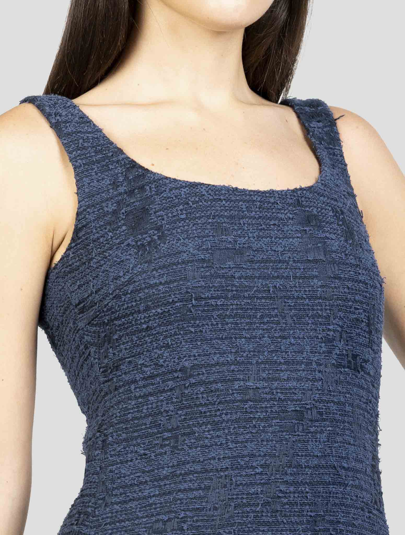 Kiton Blue Pc Cotton Pa Dress