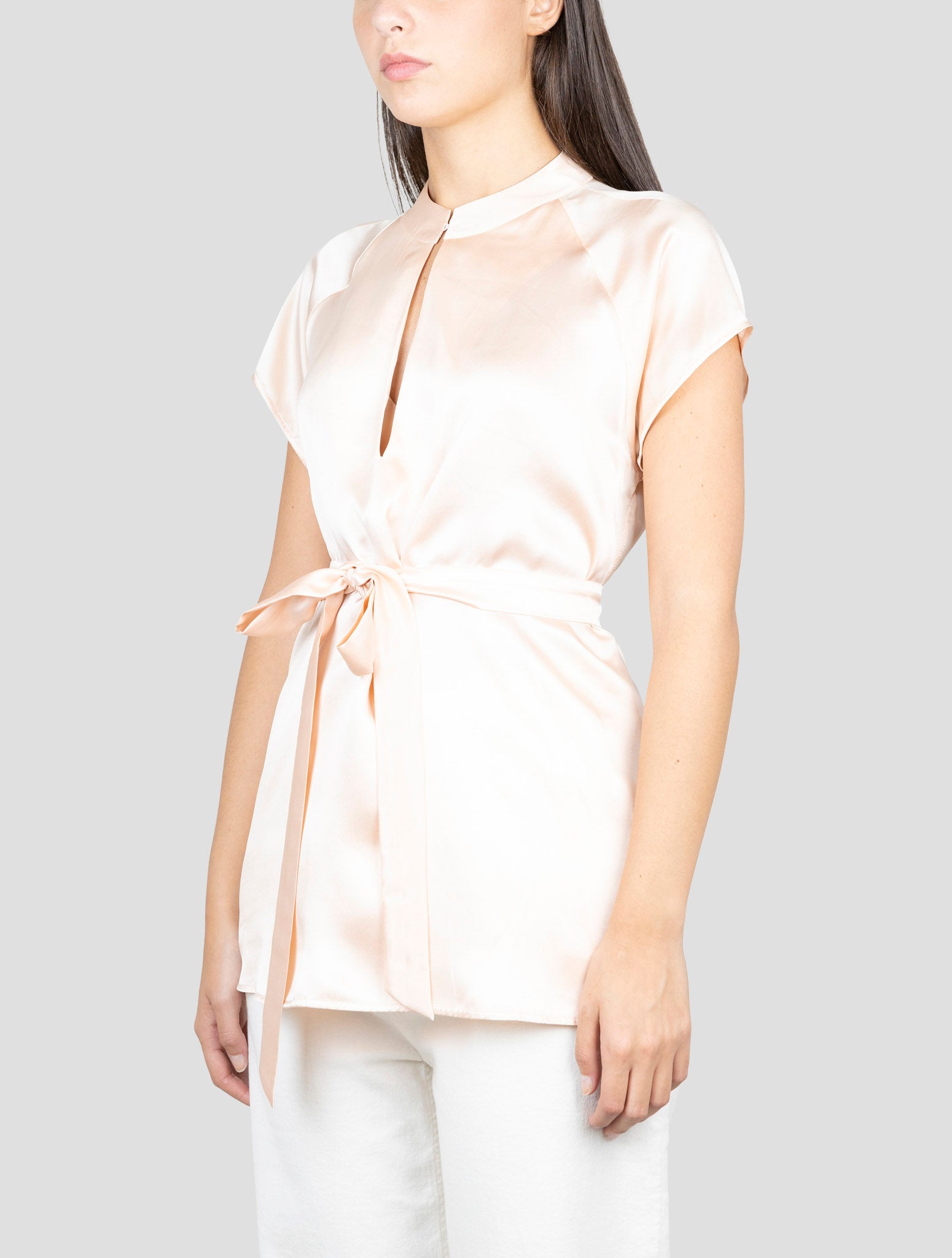 Kiton Pink Silk Shirt
