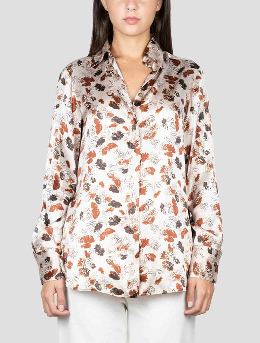 Kiton Multicolor Silk Shirt