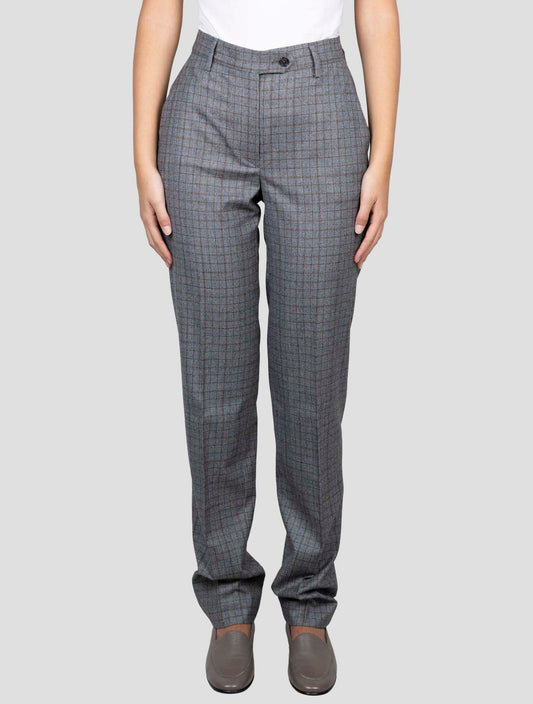 Kiton Multicolor Virgin Wool Pants