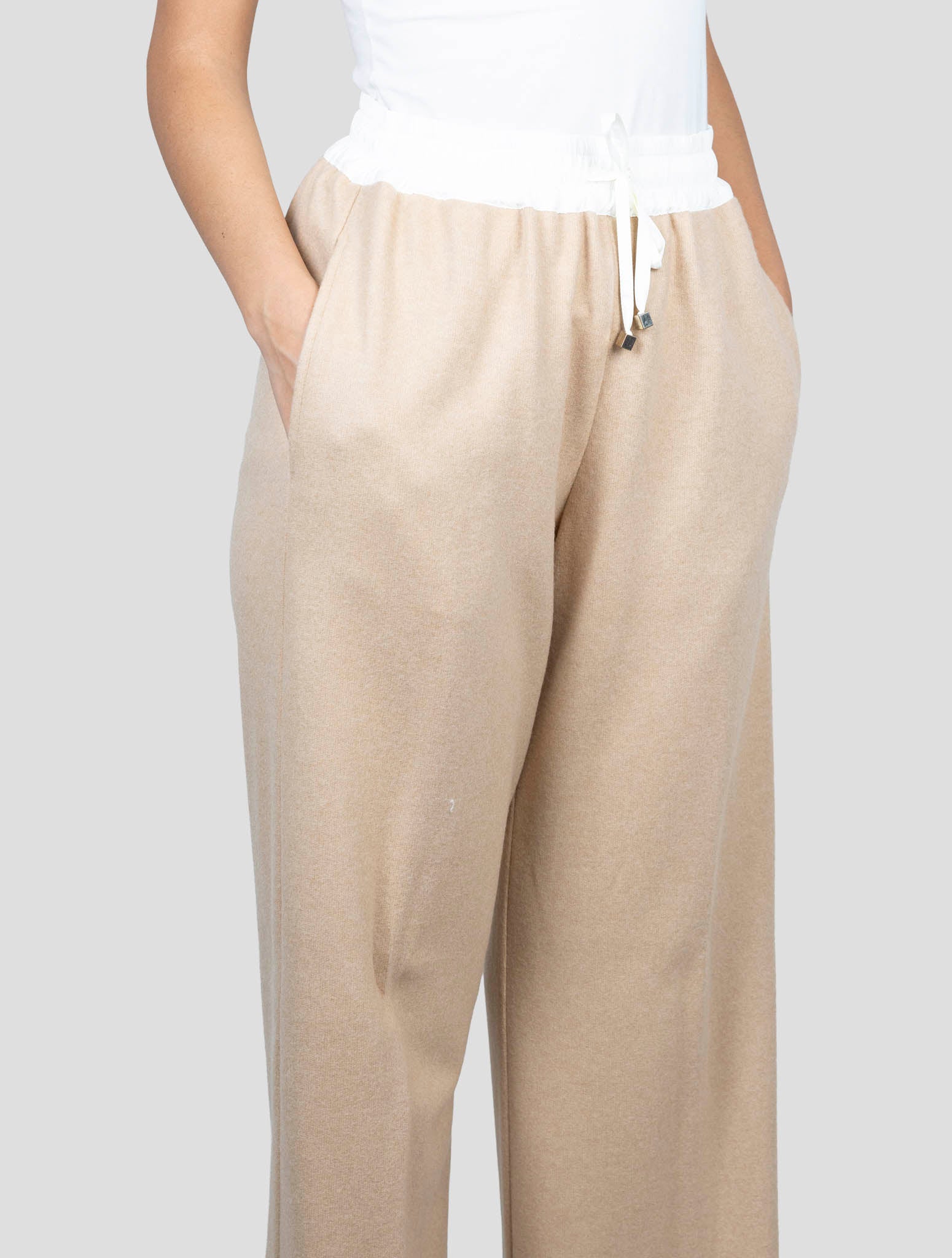 Kiton Brown Cashmere Pants