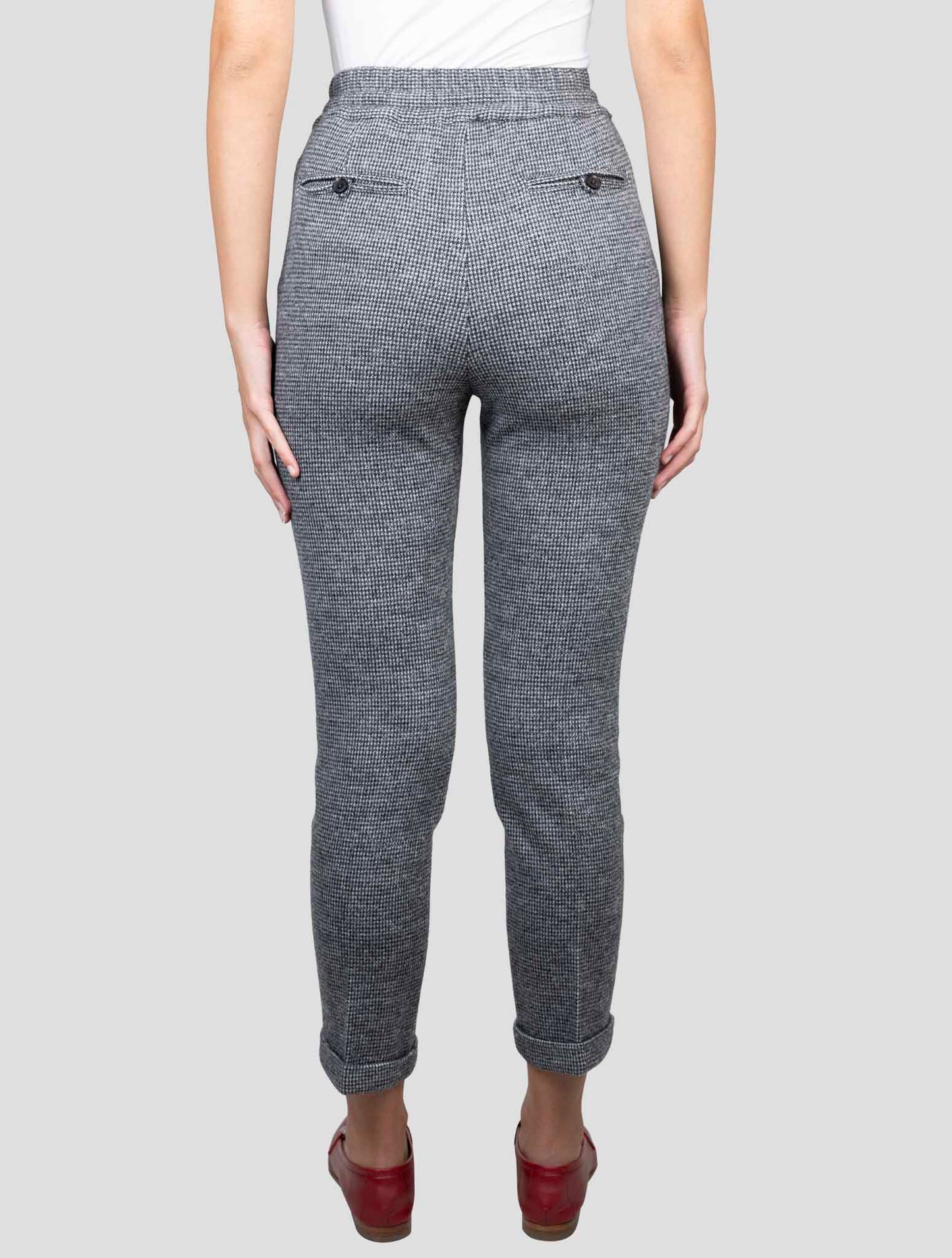 Kiton Gray Wv Cashmere Pa Wool Pants