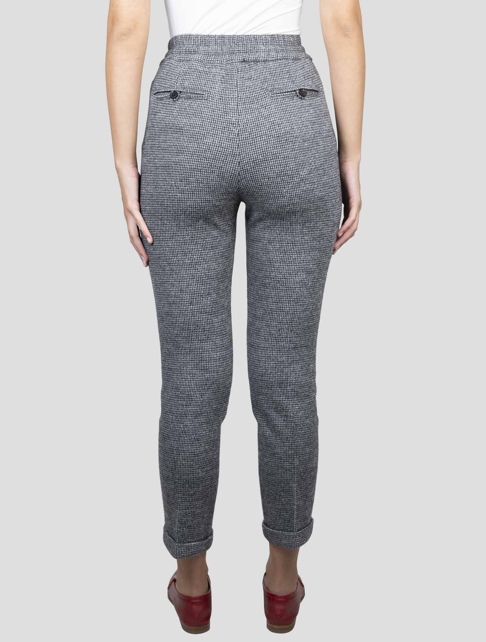 Kiton Gray Wv Cashmere Pa Wool Pants