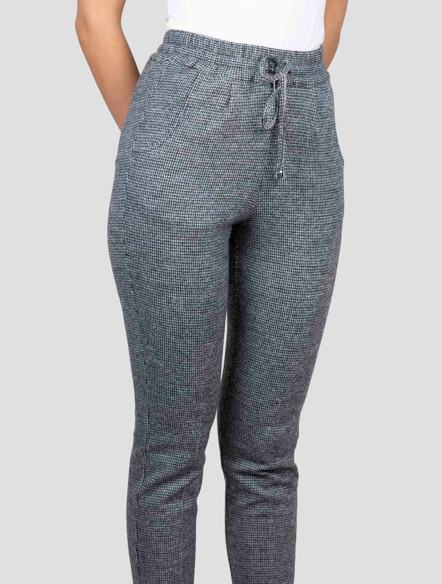 Kiton Gray Wv Cashmere Pa Wool Pants