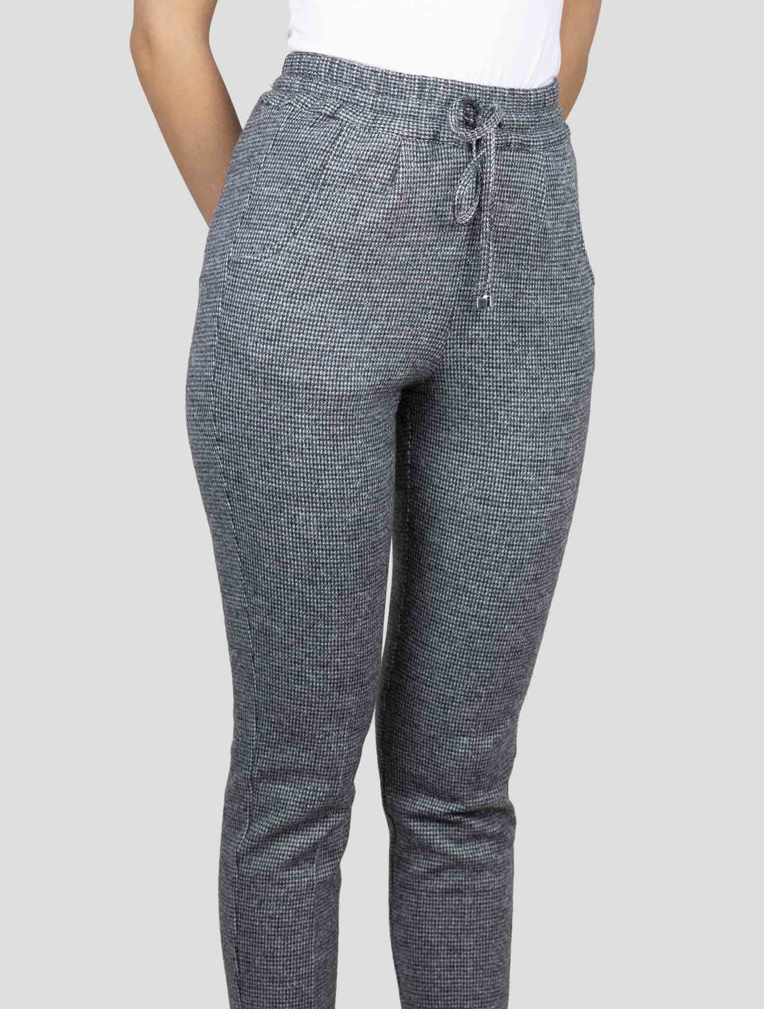 Kiton Gray Wv Cashmere Pa Wool Pants