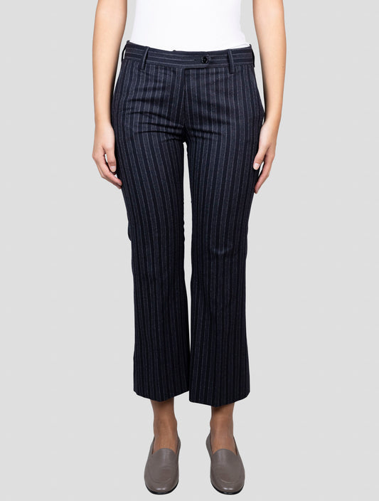 Kiton Gray Virgin Wool Ea Pants