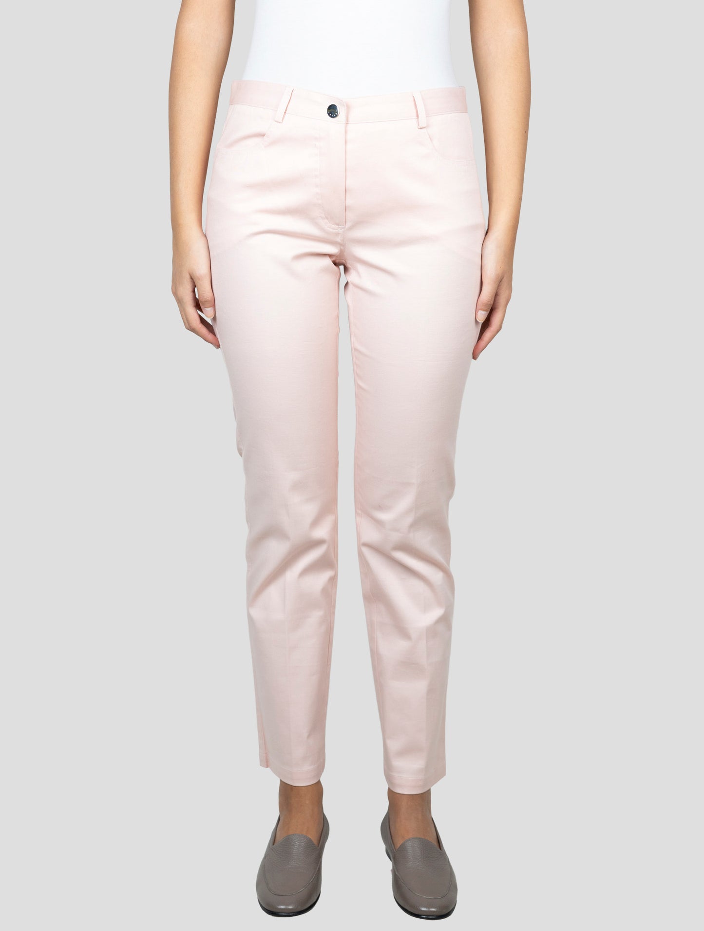 Kiton Pink Cotton Ea Pants