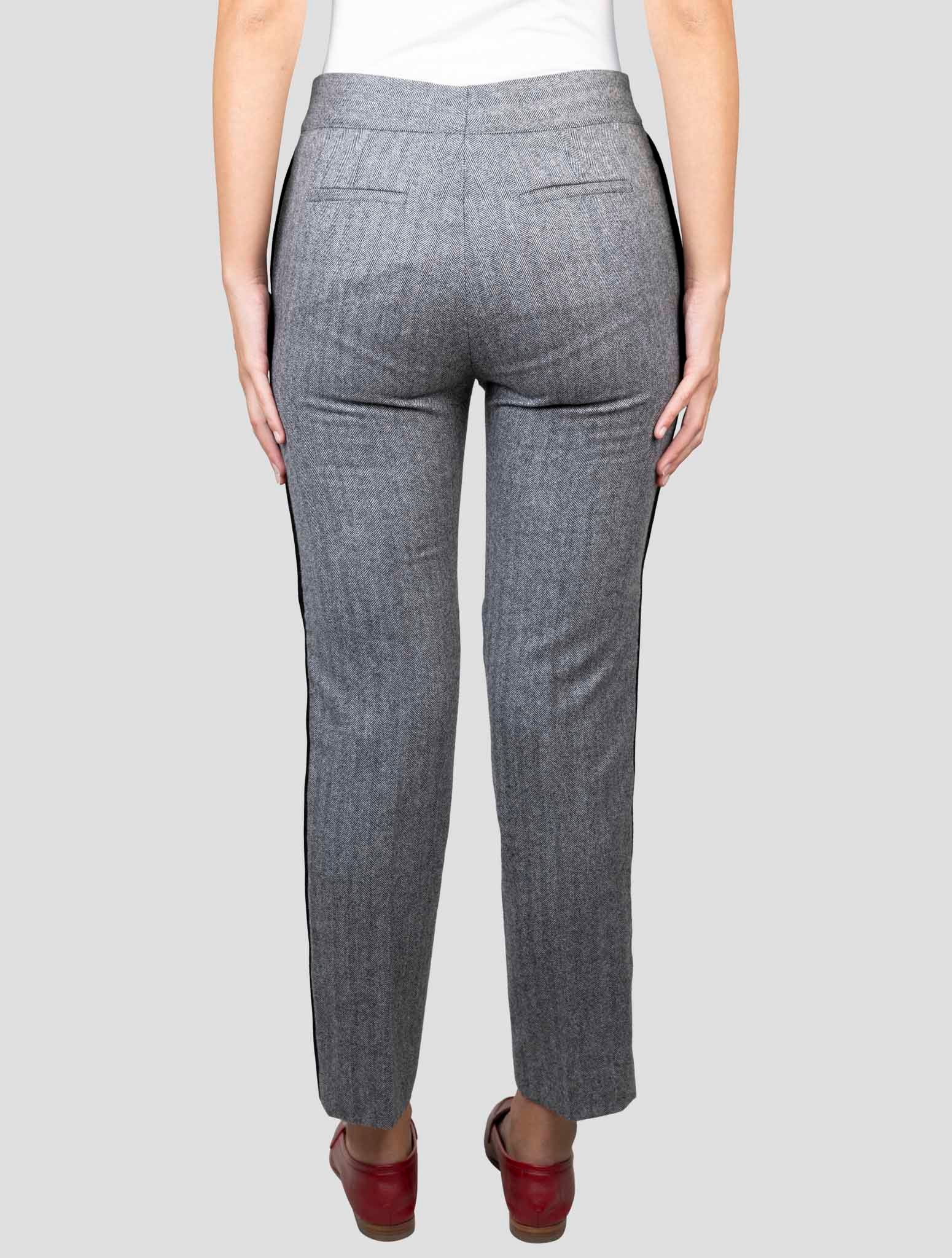 Kiton Gray Cashmere Mohair Silk Pants