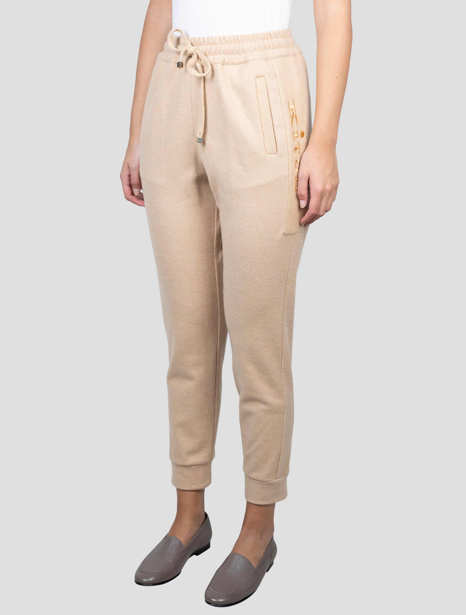 Kiton Brown Cashmere Pants