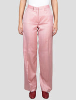Kiton Pink Silk Cashmere Linen Pants