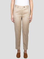 Kiton Brown Virgin Wool Ea Pants