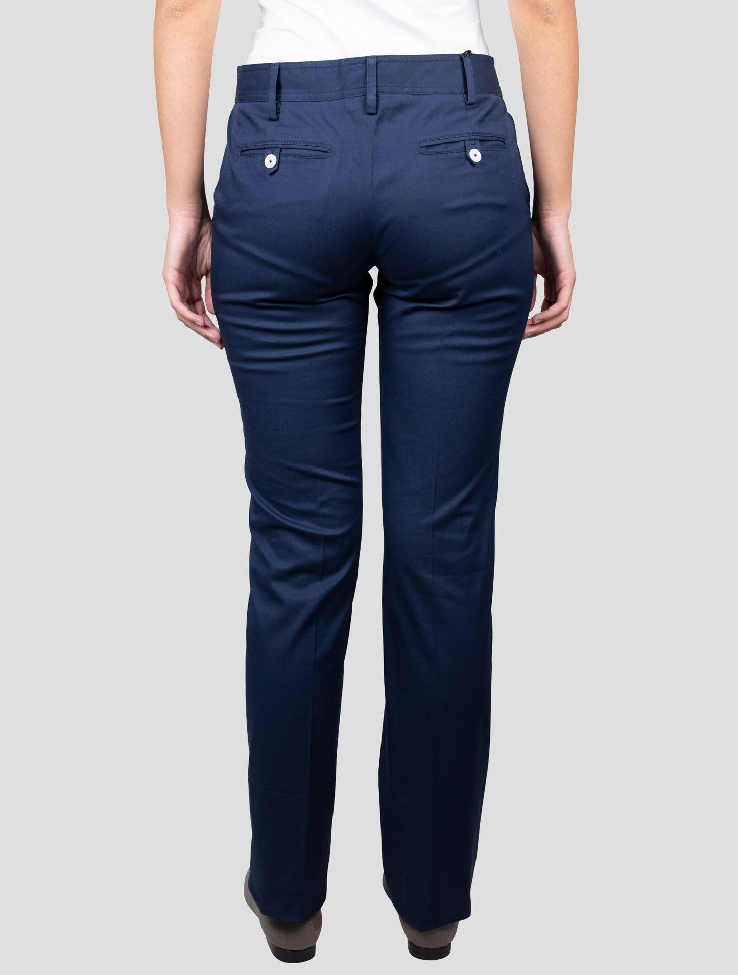 Kiton Blue Cotton Ea Pants