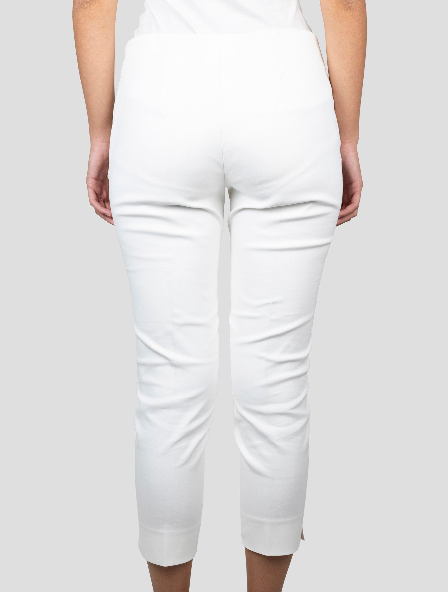 Kiton White Cotton Pa Ea Pants
