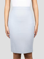 Kiton Gray Wool Skirt