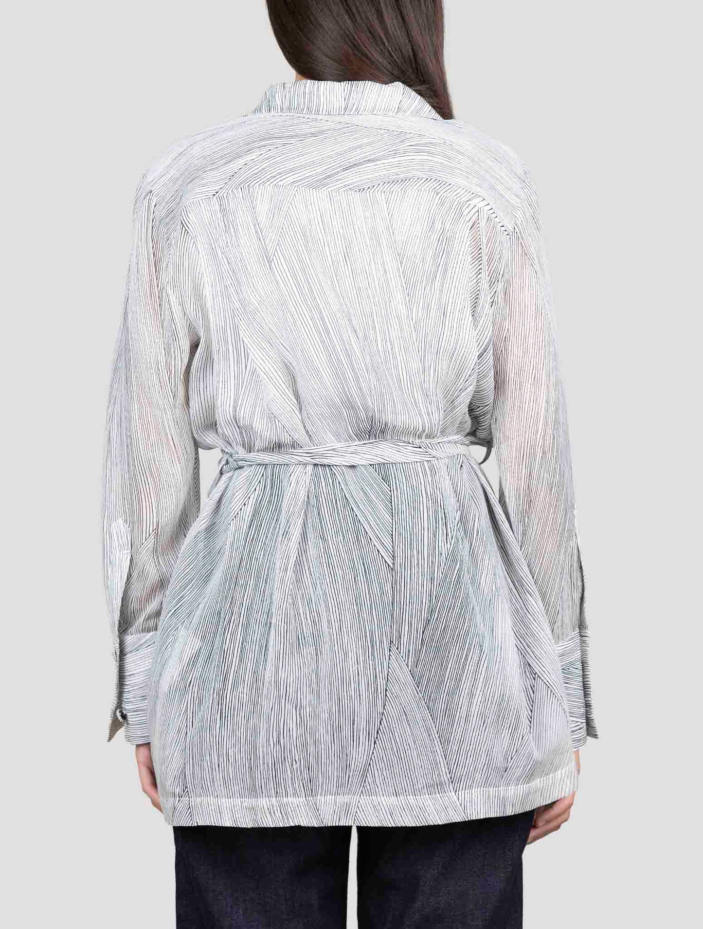 Kiton Multicolor Silk Dress