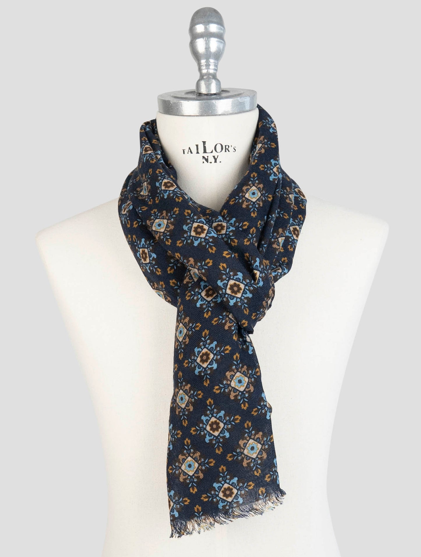 Kiton Multicolor Cashmere Scarf