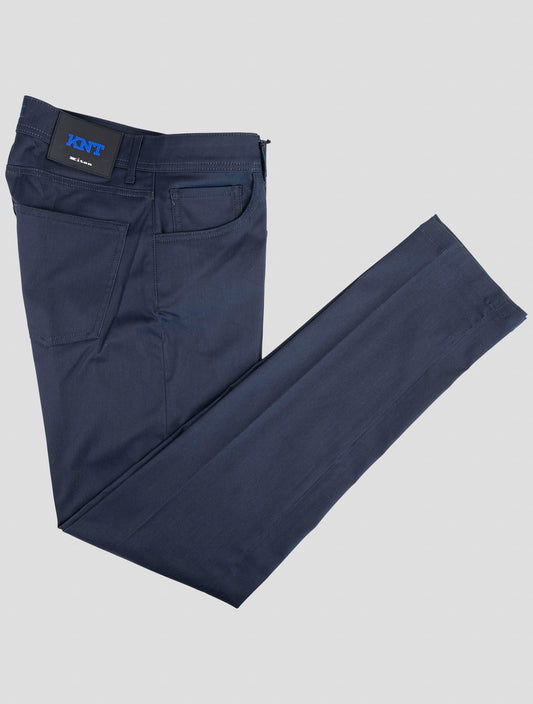 Kiton Knt Blue Cotton Pa Ea Jeans