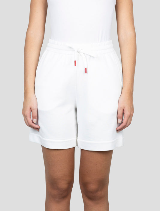 Kiton White Cotton Cashmere Short Pants