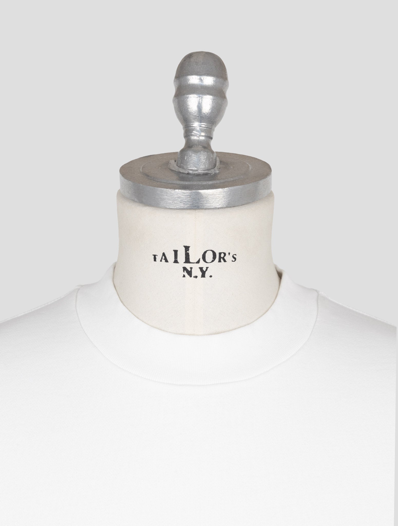 Kiton Knt White Cotton Sweater Crewneck