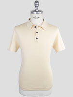 Kiton Knt Beige Linen Cotton Polo