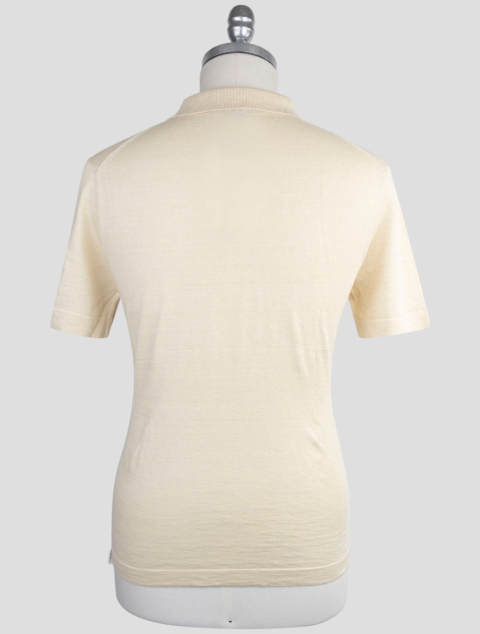 Kiton Knt Beige Linen Cotton Polo