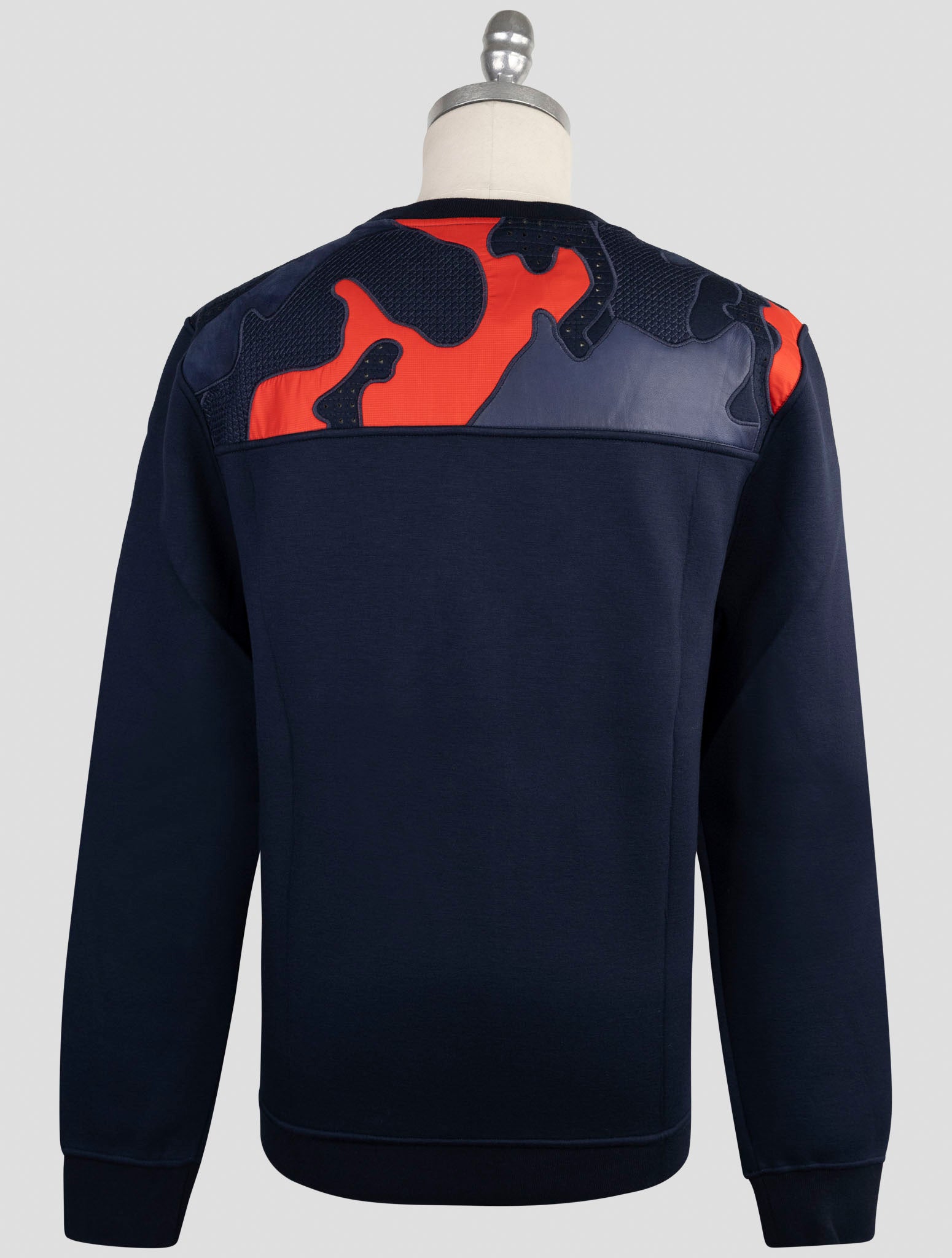 Kiton Knt Blue Viscose Ea Sweater Hoodie