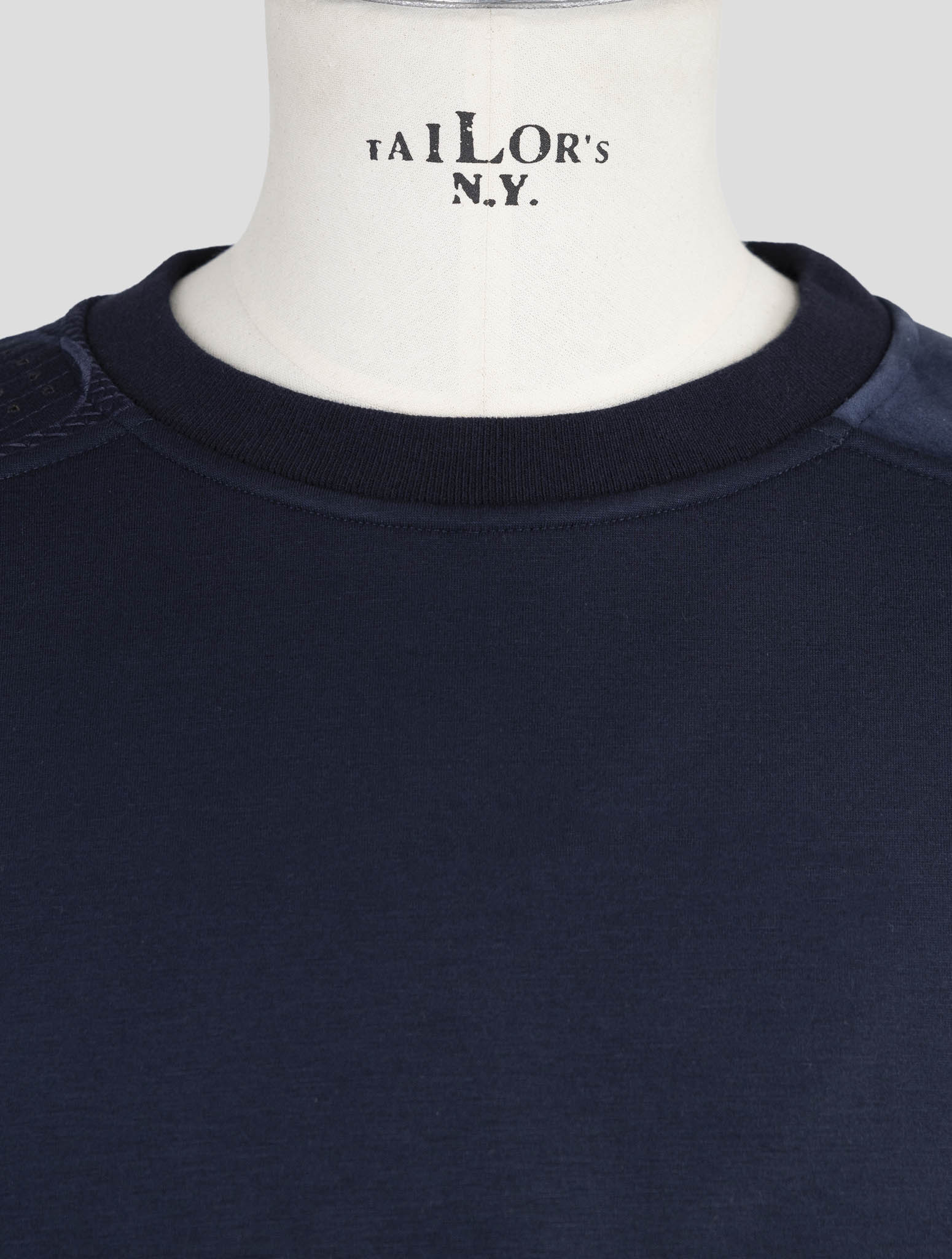 Kiton Knt Blue Viscose Ea Sweater Hoodie